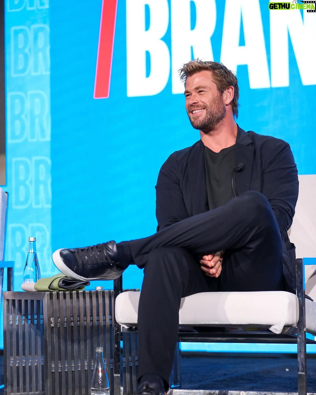 Chris Hemsworth Instagram - No better place to talk about all of the exciting things happening with @centrfit than at #brandweek. Thank you @adweek for including us in such an incredible event 💪