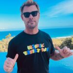 Chris Hemsworth Instagram - Thursday 30 November is Ausmusic T-Shirt Day. WEAR your favorite Aussie music tee and DONATE to Support Act. Head to ausmusictshirtday.org.au to donate.
