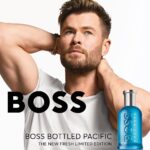 Chris Hemsworth Instagram - BOSS Bottled Pacific shares the looks of a beautiful blue ocean without that fishy seaweed ocean smell. One spray of this and you’ll be smelling like a BOSS #BOSSBottled #BeYourOwnBOSS