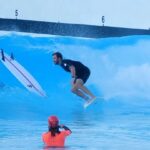 Chris Hemsworth Instagram – Got to surf the wave pool in Switzerland with the family last week. Such an amazing trip. To be able to surf in a pool with snow cap mountains as the back drop was pretty awesome! Thanks @mikypicon @juzmac and @alaia.bay for the good times 🤙🤙