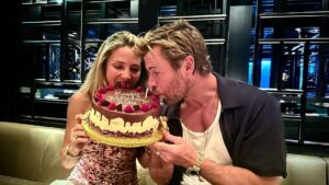 Chris Hemsworth Instagram - Happy birthday to my partner in crime, love you always, here’s to many more 😘😘😘 @elsapataky