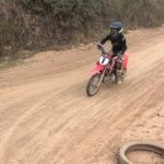 Chris Hemsworth Instagram – Massive thanks to @poleacamp for having our kids out, they went from jumping puddles to launching across big table tops in a week! #motocross