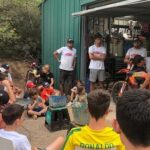 Chris Hemsworth Instagram – Massive thanks to @poleacamp for having our kids out, they went from jumping puddles to launching across big table tops in a week! #motocross
