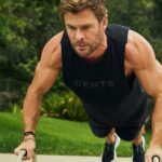 Chris Hemsworth Instagram - Get active with this 20 minute upper body blast with the @centrfit strength equipment 💪🏻 Push up w/ handles 25 reps Banded lateral raise x 12 reps Rest 40-60 sec x 4 sets Standing hammer curls 12 reps (each arm) Battle rope 50 reps Rest 40-60 seconds x 4 sets Plank hold 1 minute Rest 30 sec x 3 sets Save up to 25% on Centr digital coaching & strength equipment.