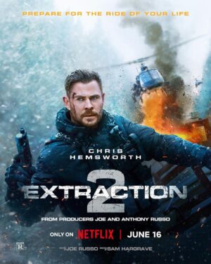 Chris Hemsworth Instagram - Our insane 21 minute oner captured in these posters!!! And we ain’t stopping there. Tomorrow we’re dropping the #Extraction2 trailer!!! Let’s go 🔥