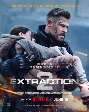 Chris Hemsworth Instagram - Our insane 21 minute oner captured in these posters!!! And we ain’t stopping there. Tomorrow we’re dropping the #Extraction2 trailer!!! Let’s go 🔥