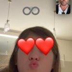 Chris Hemsworth Instagram - FaceTime chats with my little girl ❤️