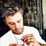 Chris Hemsworth Instagram - This is my @leebrennandesign appreciation post! The man crafts the most unique hand made Australian owned furniture and jewellery that’ll bring out the gollum in all of us! Thanks for the Xmas goodies @leebrennandesign !