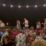 Chris Hemsworth Instagram - Fiji night in @tavaruaislandresort where the Kava flows as steady as the surf! Bula! 🤙 #bula @tavaruaislandresort @elsapataky