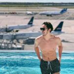 Chris Lee Instagram - ✈️🏊🏻‍♂️ As a big fan of mid-century style, @twahotel is probably the coolest hotel I’ve stayed! Loving the architecture and vintage vibe, Everything’s stunning and Beautifully done! Highly recommend! 有去紐約的朋友們， 一定要找機會去住住看這間 @twahotel 環球航空航站 TWA Flight Center 是1962年知名建築師 Eero Saarinen 設計的， 經過一群厲害的建築師改建成飯店， 就在JFK機場裡， 身為中世紀風格粉絲的我， 這間我大推大推大大推！ #氣溫6度還是堅持要下水 #還好是溫水泳池還可以看飛機起降 #冒著感冒的危險硬要拍 #一個月沒進健身房了請不要太嚴苛 #而且好幾個月沒曬燈了整個人變白斬雞 #其他建築的照片下次po這次先賣弄一下 #model #actor #chrislee1111travels #twa #twahotel #jfk #newyork #nyc #usa #midcenturyfan #midcenturymodern TWA Hotel