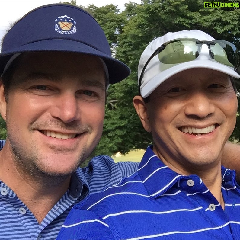 Chris O'Donnell Instagram - GY in the house! @geoff_yang