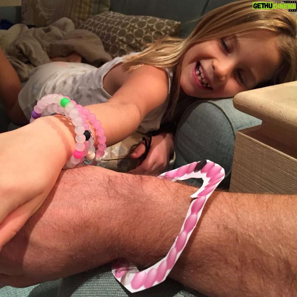 Chris O'Donnell Instagram - Not enough lokai to go around so she made me one.