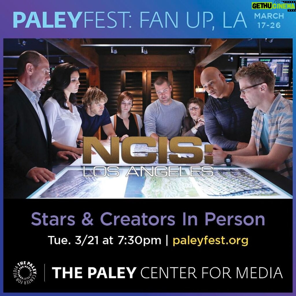 Chris O'Donnell Instagram - #ncisla fans, join me for #paleyfest LA 3/21. Tix available at palsy.me/ncisla