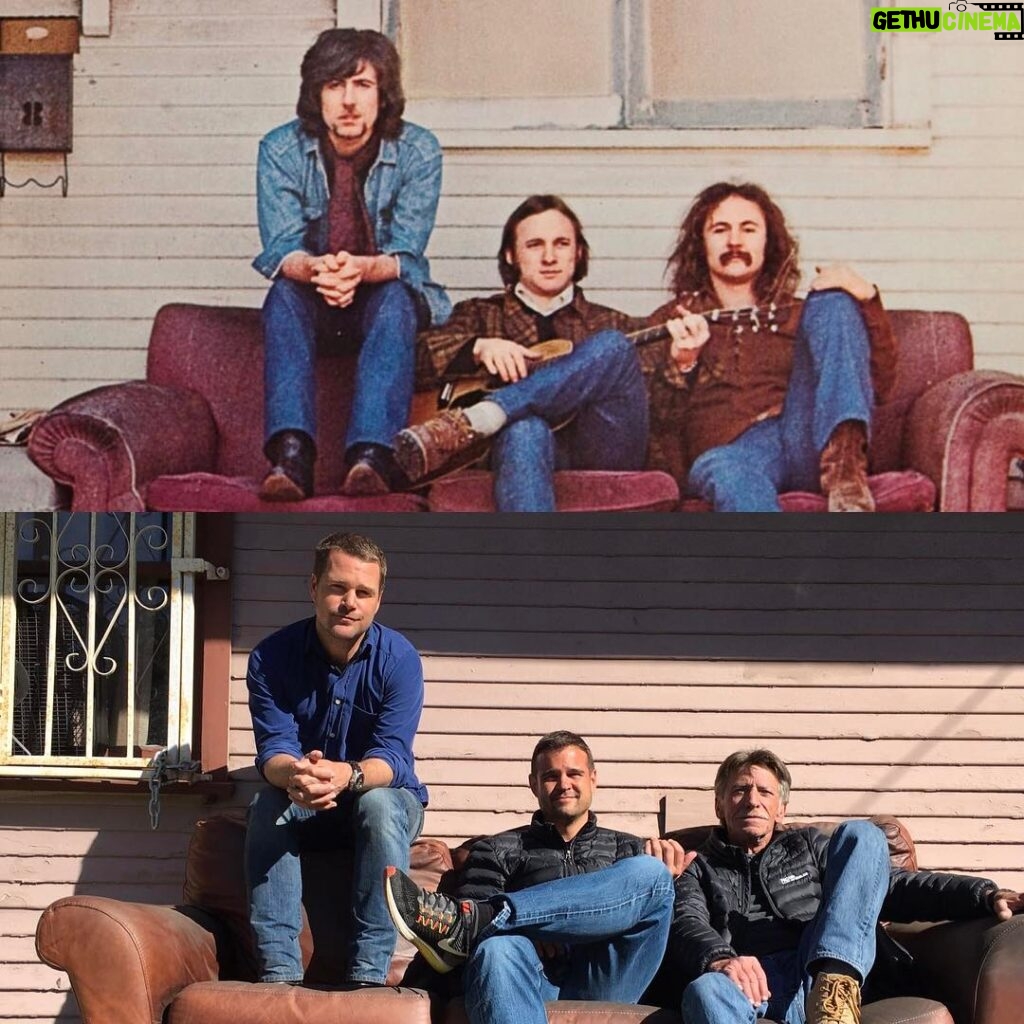 Chris O'Donnell Instagram - This is what you do when you are bored on set, recreate classic album covers. #ncisla #csn