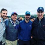 Chris O’Donnell Instagram – Manning, Rodgers, Smith and O’Donnell, Mt. Rushmore of football? #attpebblebeachproam