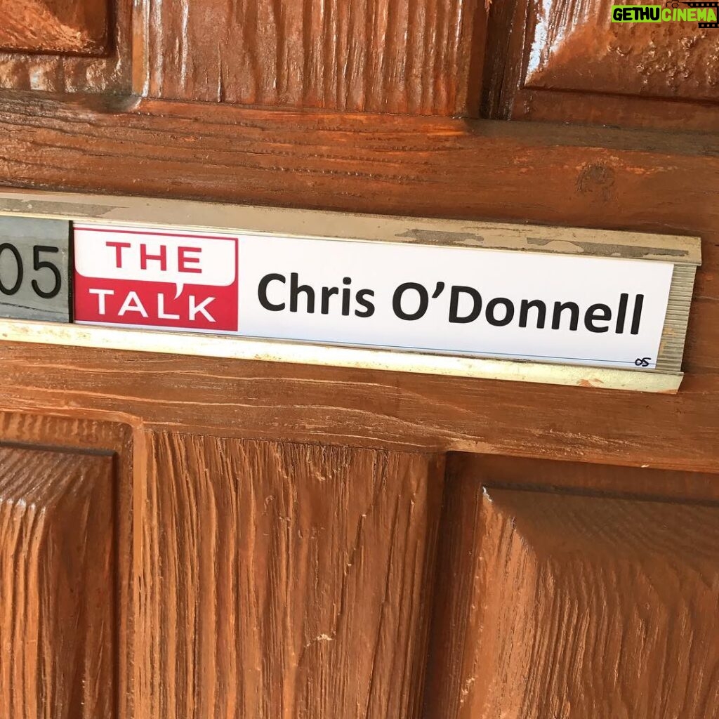 Chris O'Donnell Instagram - Happening today