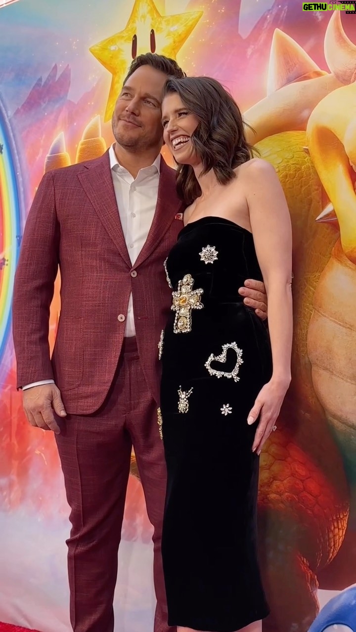 Chris Pratt Instagram - Thank you Universal, Illumination, Nintendo and everyone else involved in creating the most powered up red carpet ever!! What a ride!!! Wahooo!! 🍄🌈🪠