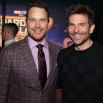 Chris Pratt Instagram – The Guardians on the Purple Carpet! Not pictured: all the sweat drippin’ down my back! #GOTGVol3