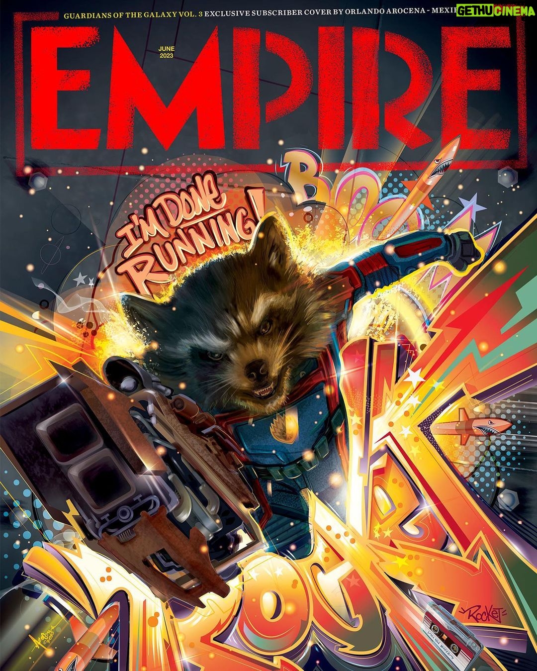 Chris Pratt Instagram - Who’s ready for one last ride? 🚀 Check out the exclusive new Guardians Of The Galaxy Vol. 3 cover of @empiremagazine, on sale Thursday April 13th!