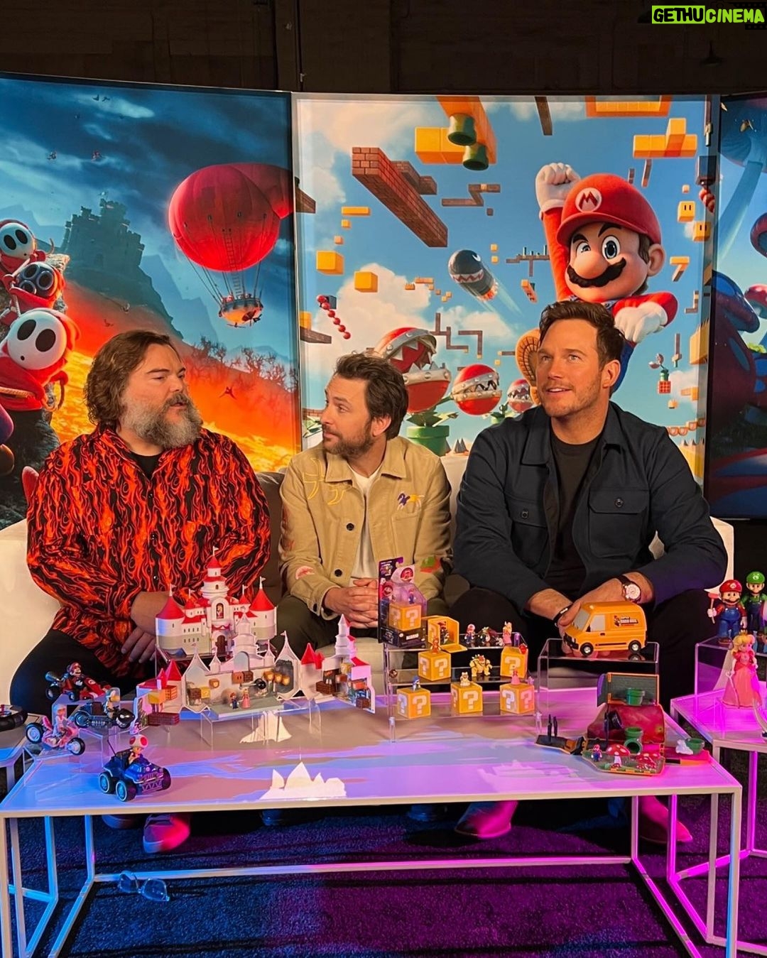 Chris Pratt Instagram - We’re only one week away!!!🍄🌈 One thing I’ve come to learn through this process is Nintendo and The Super Mario Bros. have touched the lives of so many people over the past 38 years. I’m super grateful to be part of the team that brought these characters to the big screen for the first time in 29 years. Humbly, the movie is incredible. Absolutely everything you could want. Humor. Heart. Beautiful animation. Killer music. And the type of nostalgia unique to 38 years of hypnotic game play!! IT. IS. EPIC. You will see! I’m so blessed to be in good company with the coolest cast who made the promotion of this film so fun, @charliedayofficial, @sethrogen, @jackblack, @keeganmichaelkey, @anyataylorjoy! Thank you for laughing at all (yes, you read that right, ALL) of my jokes.. If only 9 year old Pratt could see us now!! We did it buddy. HERE WE GOOOOO! @supermariomovie #SuperMarioMovie