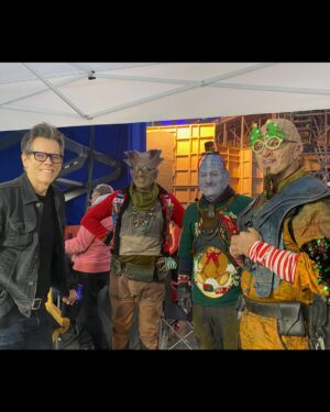Chris Pratt Instagram - Just a few sneak peeks behind the scenes filming our Holiday Special with none other than Legendary Hero Kevin Bacon. Now streaming on @disneyplus.