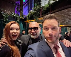 Chris Pratt Instagram - Amazing time with some of my Guardians castmates last night celebrating Louis D’Esposito!