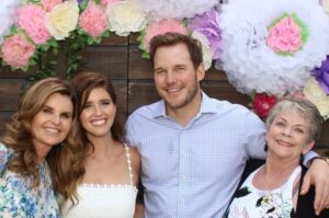 Chris Pratt Instagram - Happy Mother’s Day to all of the mothers out there. Especially grateful today for Katherine. You’re a wonderful partner. You’ve provided me such a blessed life. Our two daughters are so lucky to have you and you’re the best step mama to Jack. And to my mom, Kathy, you raised us with such love and light and laughter— so grateful for you today and always. And to Maria, the best Mama G, I’m lucky to have you as a mother-in-law. And to all of the other moms in my life, I’m so grateful for all you do- thank you so much. Hope you feel celebrated today.