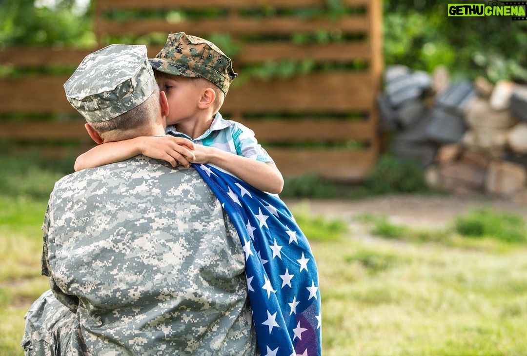 Chris Pratt Instagram - Happy Veterans Day! Today, we salute the men and women in uniform who have volunteered to step into harm's way to protect our way of life. Every nation on Earth has problems, including ours. However, the United States of America, the grand experiment built on the foundation of liberty, justice, and freedom, is as close to perfection today as any country has been in history. Yet, we are still far away. If you want to disagree, you can do so loudly, free from violence or imprisonment. That’s America—the town square where ideas can be shared and debated! Unfortunately, that is not the case around the globe, where dissent is met with violence and imprisonment. Do not take that for granted. It’s each of our civic duty to drive this nation closer to perfection. In my opinion, that starts with showing gratitude to those who paved the way and to those who serve and finding a way to be of service ourselves. Thank a Veteran today. The freedoms we often take for granted, our shot at the American Dream—we owe it to the valorous acts of warriors in uniform. Don’t forget that. Okay, Dad! We get it! #VeteransDay Photo Credit: Shutterstock