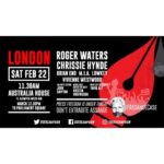 Chrissie Hynde Instagram - March for Julian Assange @thedeacampaign Sat 22 Feb Australia House to Parliament Square 11:30: Marchers assemble at Australia House 12:30: March sets off 13:30: March arrives Parliament Square 13:35: speeches and performances start https://www.facebook.com/events/931609000567992/