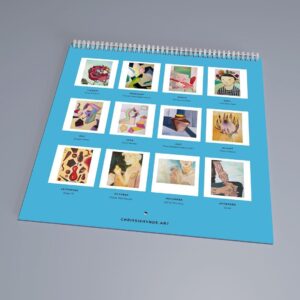 Chrissie Hynde Instagram - Exclusive! An official 2021 wall calendar featuring Chrissie’s paintings can now be preordered at chrissiehyndeshop.com

The wire bound calendar is 12 x 12 inch, with a silk finish on interior and exterior

-CHHQ