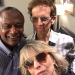 Chrissie Hynde Instagram - Hollywood Bowl: Thomas Wilkins left - Conductor of Orchestra David Campbell back right - Orchestral arrangements Yours truly - lowering the standards of excellence