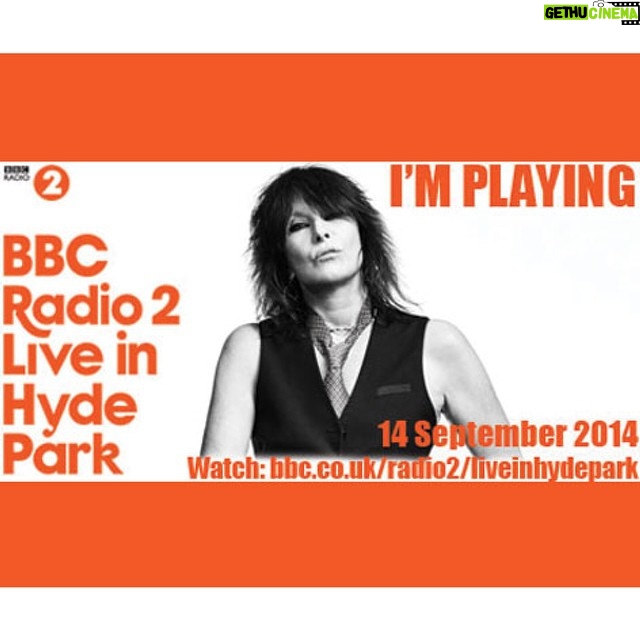Chrissie Hynde Instagram - #HydePark #BBCR2 #ChrissieHynde