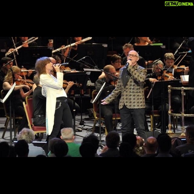 Chrissie Hynde Instagram - Chrissie joined the Pet Shop Boys﻿ and the BBC Concert Orchestra﻿ for a performance of five newly orchestrated versions of the songs Later Tonight, Love is a Catastrophe, Rent and Vocal, arranged by renowned film composer Angelo Badalamenti. Orchestra conducted by Dominic Wheeler. Recorded live at the Royal Albert Hall﻿.