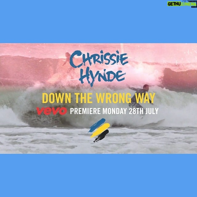Chrissie Hynde Instagram - 'Down The Wrong Way' - Video premiere on @Vevo Monday 28th July.