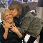 Chrissie Hynde Instagram - Look who I bumped into at the airport in Bilbao. Yes, it’s the delightful Lucinda Williams. Still rocking and still on tour (despite her recent stroke). Her voice is better than ever in my opinion. She really is a one-of-a-kind. Unclassifiable! XCH