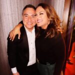 Chrissie Swan Instagram - Proud of my friend. ❤️ Raced to the after party after getting changed out of my sausage-boob frock just to say congrats. He smashed it. But he was always going to. 😍 📷: @jackcharles