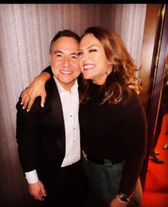 Chrissie Swan Instagram - Proud of my friend. ❤️ Raced to the after party after getting changed out of my sausage-boob frock just to say congrats. He smashed it. But he was always going to. 😍 📷: @jackcharles