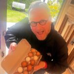 Chrissie Swan Instagram - You know it’s love when your mate is at a farmer’s market in Kyneton and brings you a dozen eggs with the ‘poop still on ‘em’ 😂 🥚 @mrjamierow ❤️