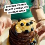 Chrissie Swan Instagram - Everyone knows that Queen make the best Vanilla but their Natural Choc Flavouring Pastes are out of this world too. They’re a new and super easy way to bake and decorate and supercharge that rich chocolatey flavour. I’ve used them here in pancakes but I’ve also been known to squeeze into cookies, cakes, icing and (let’s be honest - straight into my mouth!) for a choc hit. The absolute bomb. They come in dark choc, choc and white choc (I’ve used choc in this vid but dark choc is great in pancakes too) And if you think I didn’t take home all the excess stuff from this shoot you’d be wrong! 😂 #ad @queenfinefoods #queenbaking #alittlequeendoeswonders