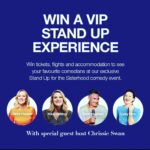 Chrissie Swan Instagram - This is pretty exciting! My pals at Priceline are teaming up with my other pals - Nikki Britton, Claire Hooper, Lizzy Hoo and Hughesy for a one off stand up comedy show called… drum roll please… STAND UP FOR THE SISTERHOOD! I’ll be there too to lend a hand but the only way you can get there is to win your way in. We’re aiming to raise a million dollars for women-focussed charities (@raisefoundation @pandanational @motherlessdaughtersau ) Here’s what you’ve got to do: Donate $2 or more in store or online at any Priceline Pharmacy nationwide and enter the competition to win one of 10 x VIP double passes to the Stand Up to the Sisterhood comedy charity show on 16 August at Melbourne’s Comedy Republic, including return flights for two, accommodation and tickets. Get in store and get that new thing you’ve been coveting, sisters (and brothers!) Ts & Cs apply! @thenikkibritton @lizzyhoo @theclairehooper @dhughesy @pricelineau