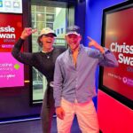 Chrissie Swan Instagram - So… we’re couples dressing now - matching caps from Mykonos thanks to Jack Charles. We’re live every weekday on @thechrissieswanshow from 2pm - 4pm on all the Novas ❤️❤️ @jackcharles