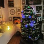 Chrissie Swan Instagram – I just read an article on @mamamiaaus saying your tree says everything anyone needs to know about you. So here is mine! What does it tell you about me?
I’ll go first: it’s lopsided because it’s too big and too heavy for the tree holder – and I just gave up in the end – shows I believe that near enough is good enough. 😂