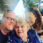 Chrissie Swan Instagram – One for the grid. Jamie’s Mum, Rhyl, is just the most magical woman. She’s feisty and funny and so into stuff and life and living. A real inspiration to me. I was just so thrilled to see her this morning on a short visit from Brisbane. Love you Jamie & Rhyl xxx @mrjamierow @rhyl_row