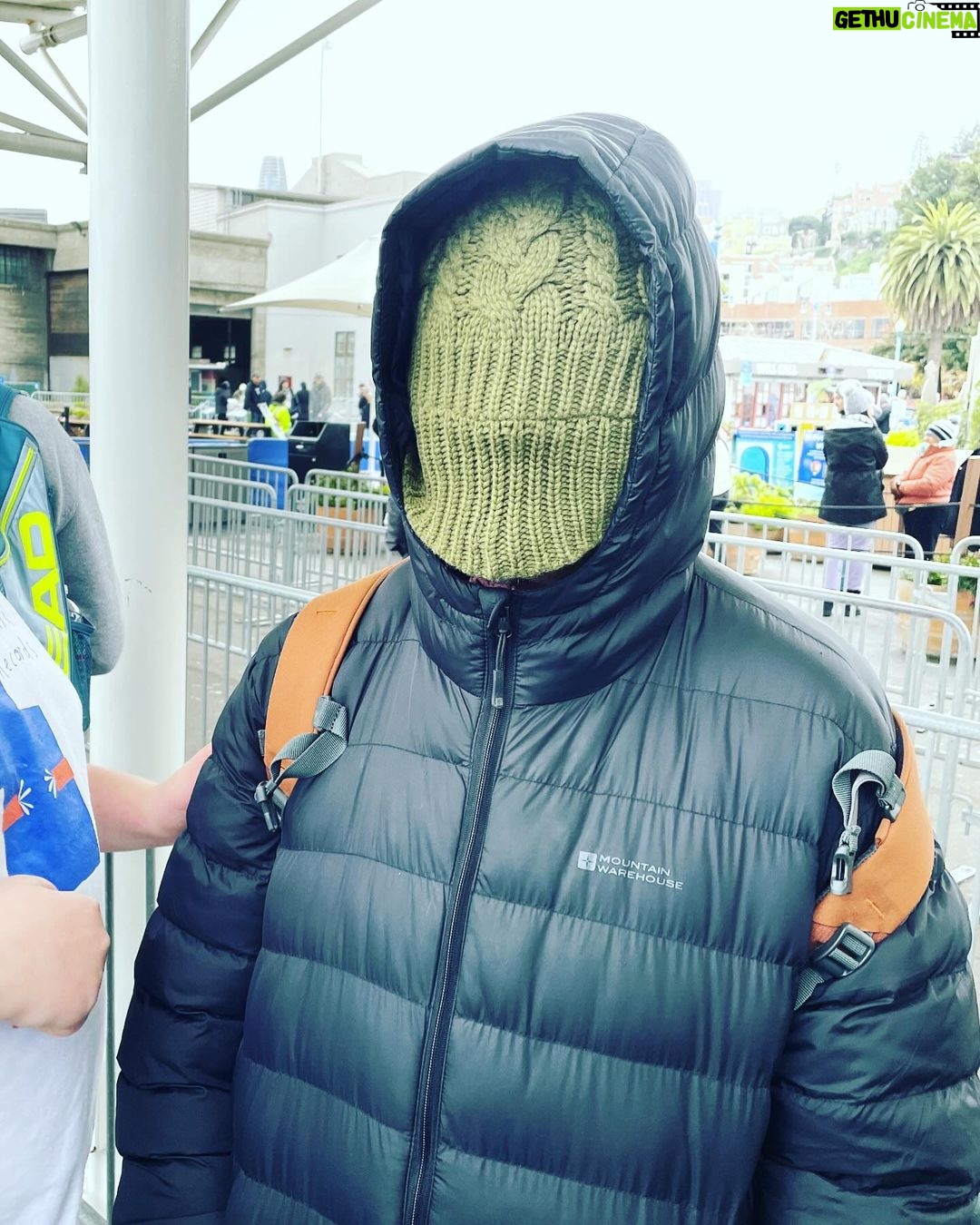 Chrissie Swan Instagram - Going back through my camera roll and today marks the one year anniversary of the coldest I have ever been in my entire life. We were in San Francisco and en route to Alcatraz. I was wearing a thermal, 2 woolen jumpers, a rain proof jacket AND a parka - and ALSO another parka - one the kids ones because WHY DON’T KIDS FEEL THE COLD WHY? My face felt like it was made of a glacier and could slip off my bones like one of those ice drift videos you see on Instagram. So I pulled my beanie over it and got around that way. The kids still talk about it, ‘Mum, remember when you were so cold you thought you would die at Alcatraz?’ 😂 When is the coldest you have ever been? It gets burned (frozen?) into your memory sometimes. I can still access that feeling! 🤣🫠 🥶