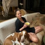 Chrissy Teigen Instagram - my OG babies! (always been a basset lover 🥰) give me all the dogs!!