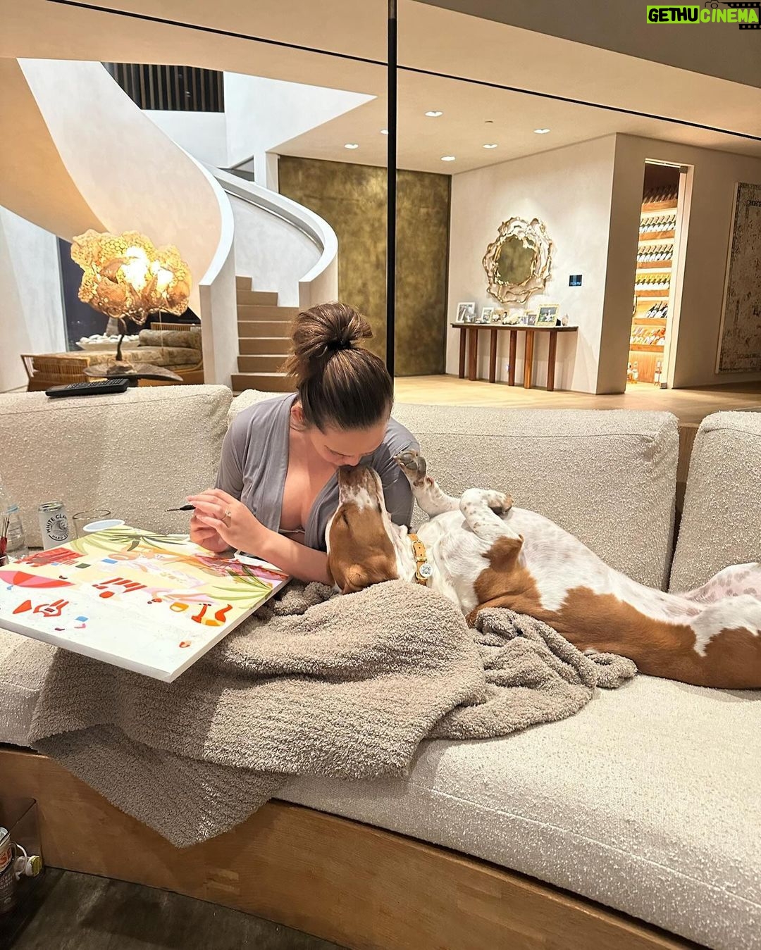 Chrissy Teigen Instagram - my OG babies! (always been a basset lover 🥰) give me all the dogs!!