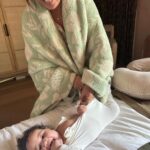 Chrissy Teigen Instagram - it’s PISTACHIO launch day over at @cravingsbychrissyteigen but here at the house it is a **LIFESTYLE** - shop our COVETED (seriously, if you have one of the other colors, you already know!!) teddy robe in pistachio, or our pocketed snacking blanket TOOOOODAY!!!!