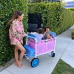 Chrissy Teigen Instagram - THANK YOU @baby2baby and @wonderfold, for inviting me to design this wagon. I had so much fun working together on this project and I'm grateful to Wonderfold for their incredibly generous donation to Baby2Baby, which continues to provide millions of essential items to families in need across the country.