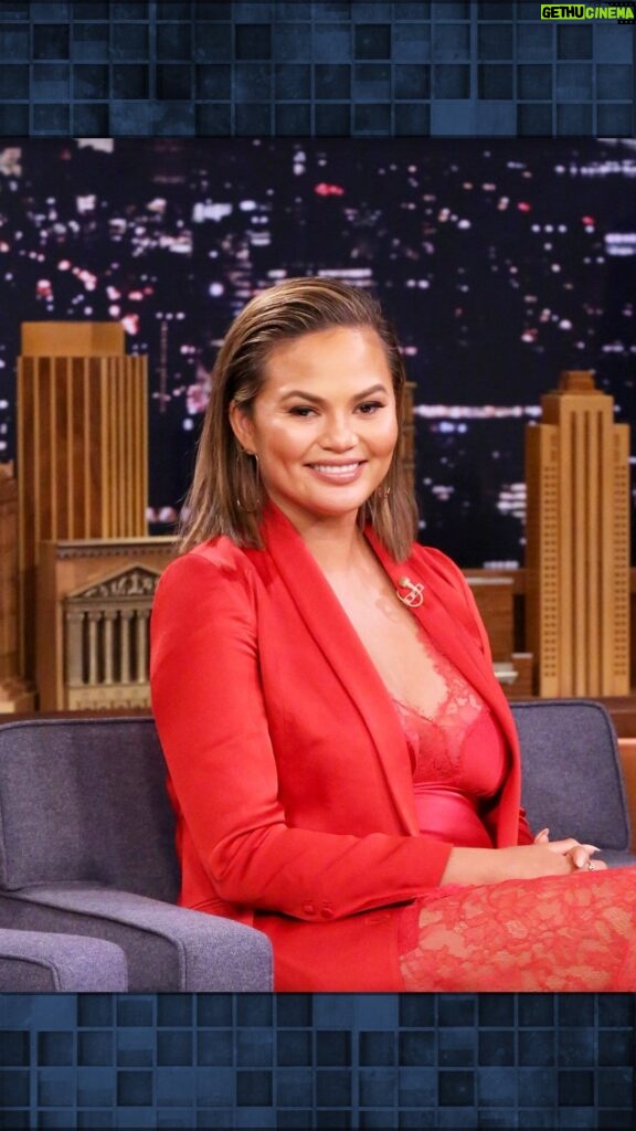 Chrissy Teigen Instagram - @chrissyteigen reacts to being @johnlegend’s muse for “All of Me”. #FallonFlashback The Tonight Show Starring Jimmy Fallon
