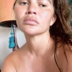 Chrissy Teigen Instagram - do NOT listen to “what was I made for” in the shower just don’t. I did an experiment and it’s 20.5 times more utterly devastating in the shower than outside the shower (as shown here)